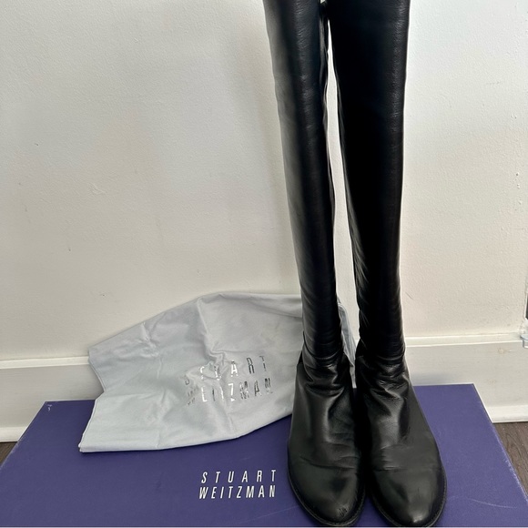 Stuart Weitzman 5050 Over-the-Knee leather boots - Picture 3 of 8